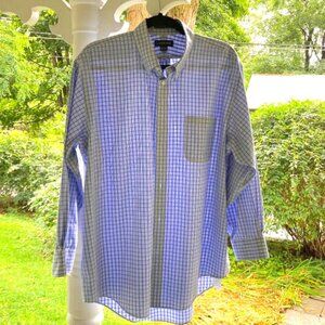 Lands’ End 100% Cotton Pinpoint Oxford Shirt, Men's